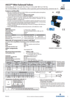 302 SERIES: INTRINSICALLY SAFE, ISO 15218 INTERFACE, DIRECT OPERATED, PAD MOUNTING, CONNECTOR SIZE15